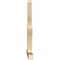 Ekena Millwork Saratoga Rough Sawn Timber Gable Bracket, Douglas Fir, 84"W x 53"H x 4"D x 4"F, 15/12 Pitch GBW084X53X0404SAR00RDF - alternate 5
